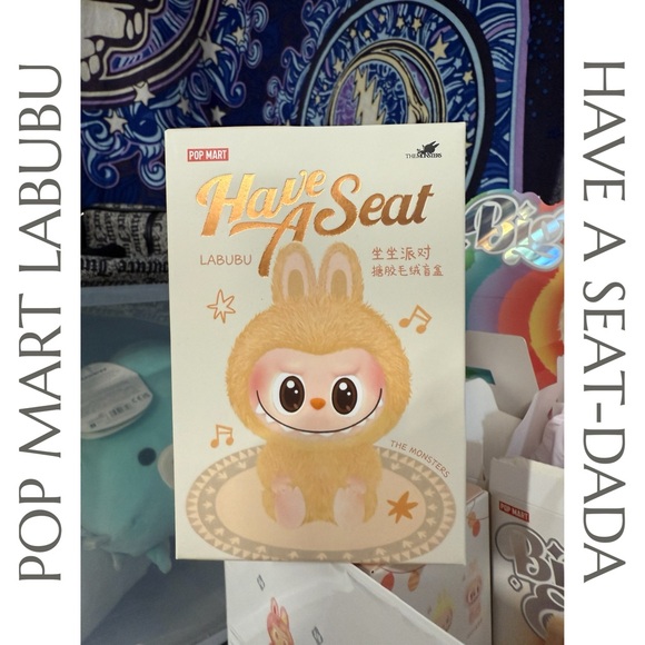 POP MART Accessories - POP MART - Labubu - Have A Seat - Confirmed Dada - Unopened Box